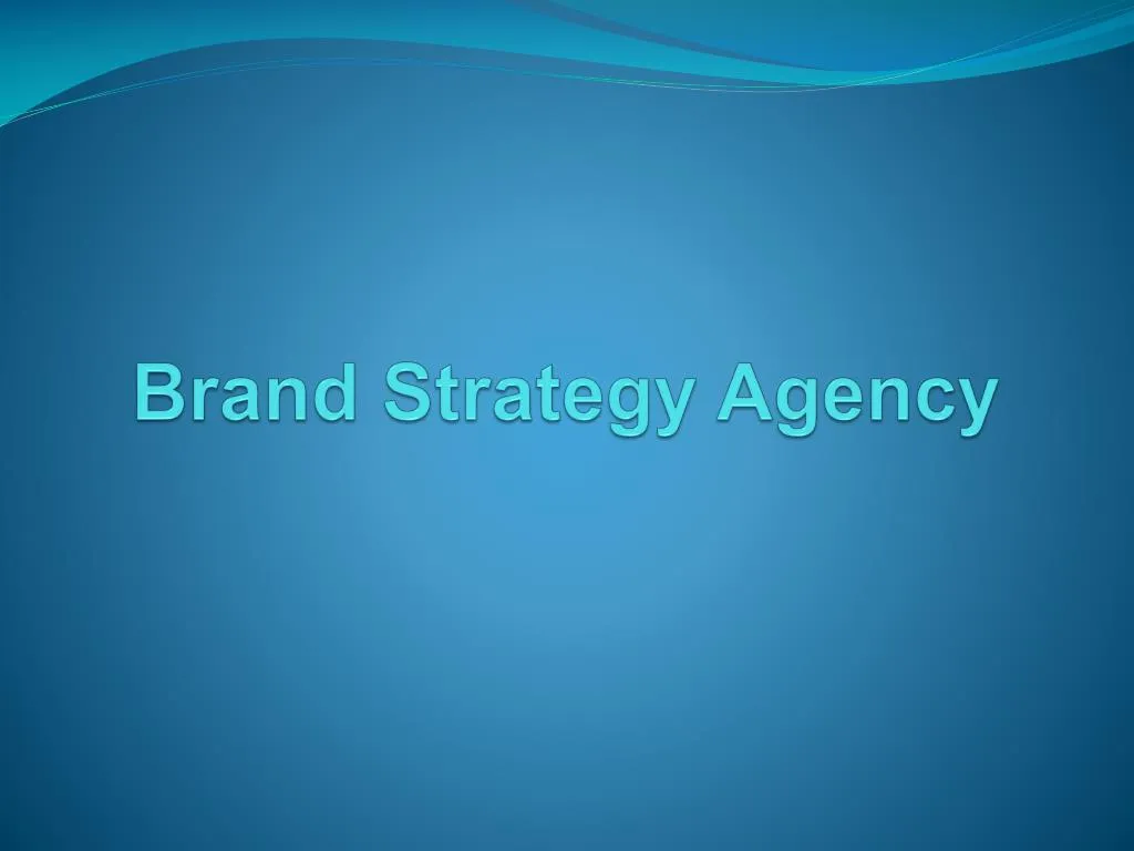 brand strategy agency