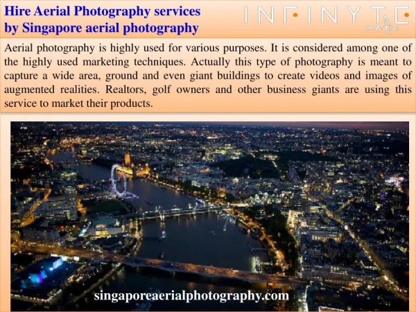 Hire Aerial Photography services by Singaporeaerialphotography