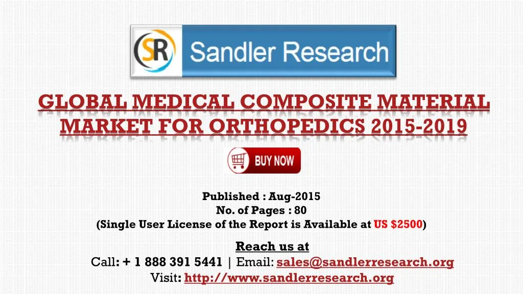 global medical composite material market for orthopedics 2015 2019
