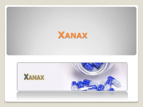 Xanax Medication