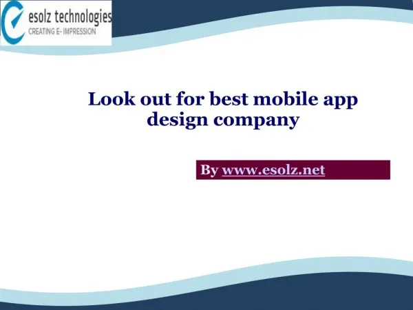 Best Mobile App Design Company To Opt