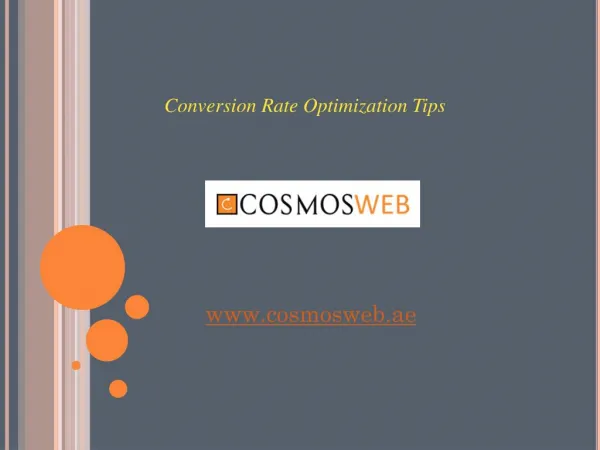 Website Conversion Rate Optimization Tips - Dubai, UAE