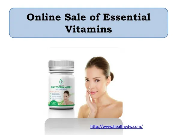 Online Sale of Essential Vitamins