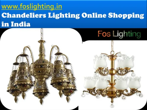 Chandeliers Lighting Online Shopping in India