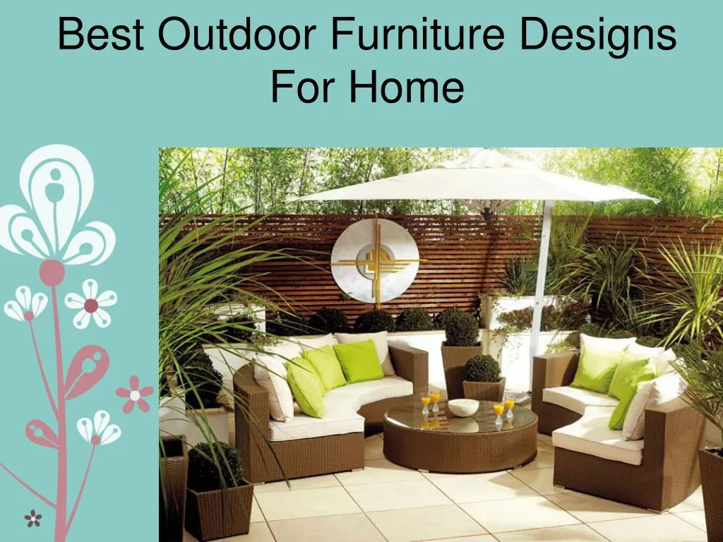 best outdoor furniture designs for home
