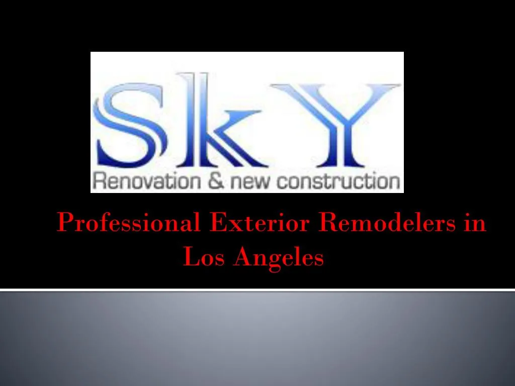 professional exterior remodelers in los angeles