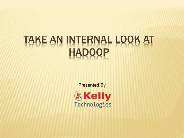 Hadoop training in Bangalore-kellytechnologies