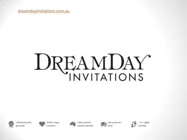 Customising Your Wedding Invitations and Theme - DreamDay Invitations