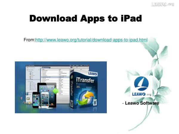 Download Apps to iPad