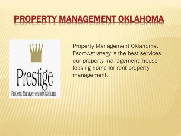 Property Management Oklahoma