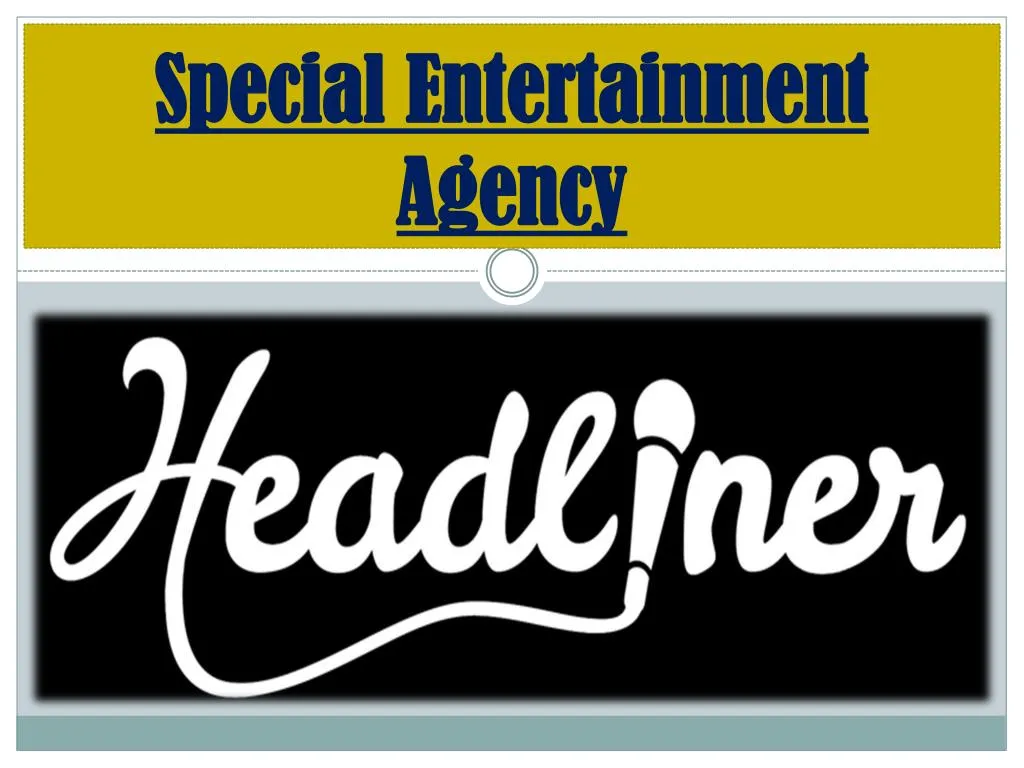 special entertainment agency