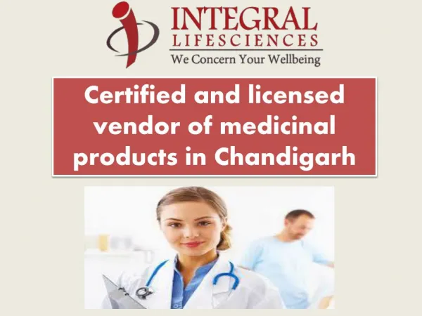 Integral Life Sciences - Pharmaceutical Company Chandigarh