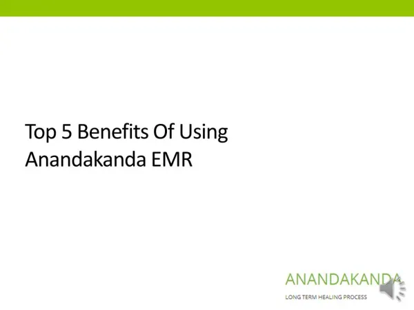 Top 5 benefits of using Anandkanda service for patients