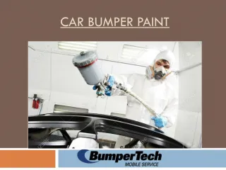 Car Bumper Paint - slide 1