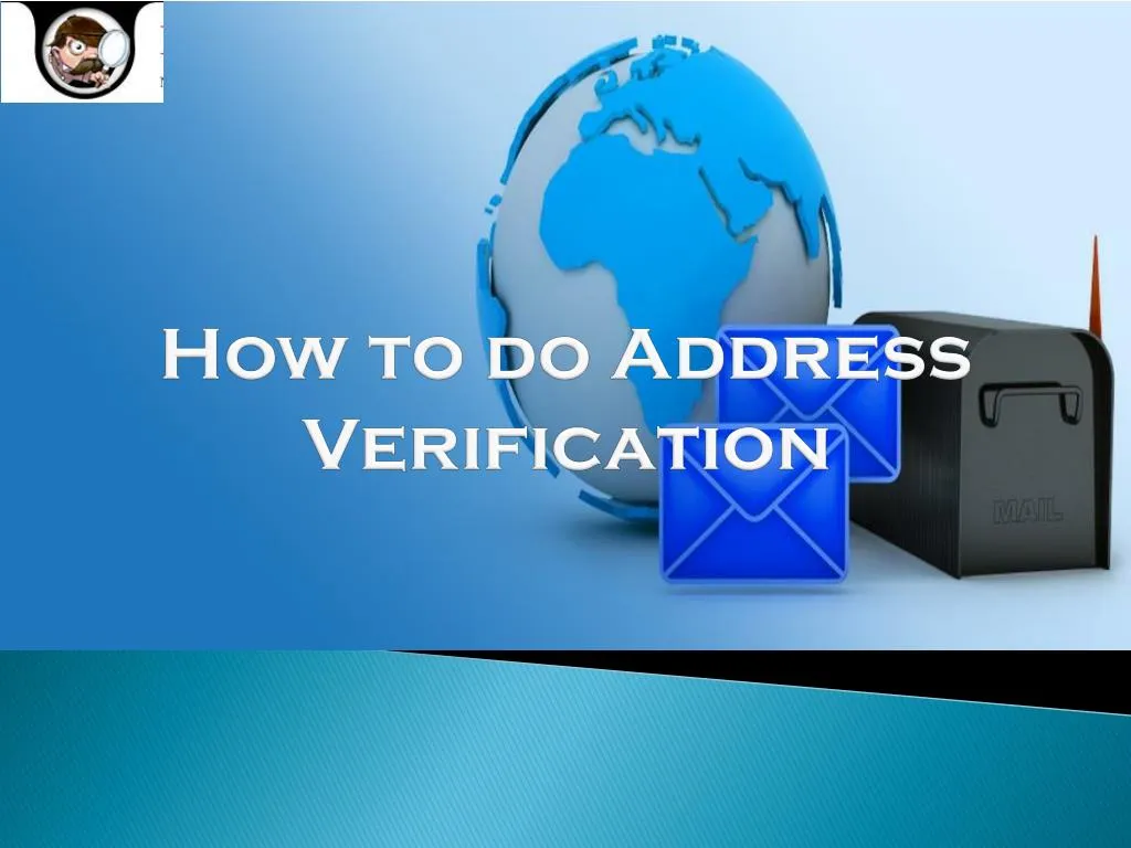 how to do address verification
