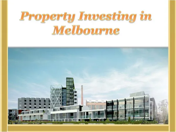 Property Investing Melbourne