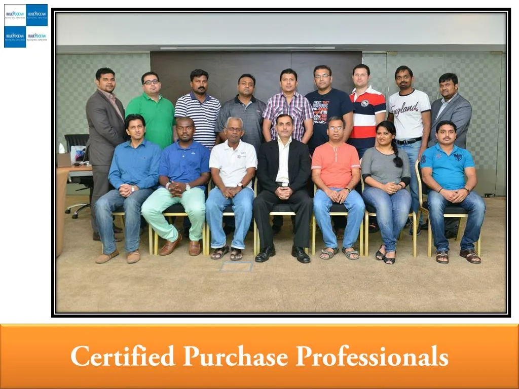 certified purchase professionals