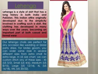 Lehenga - slide 1