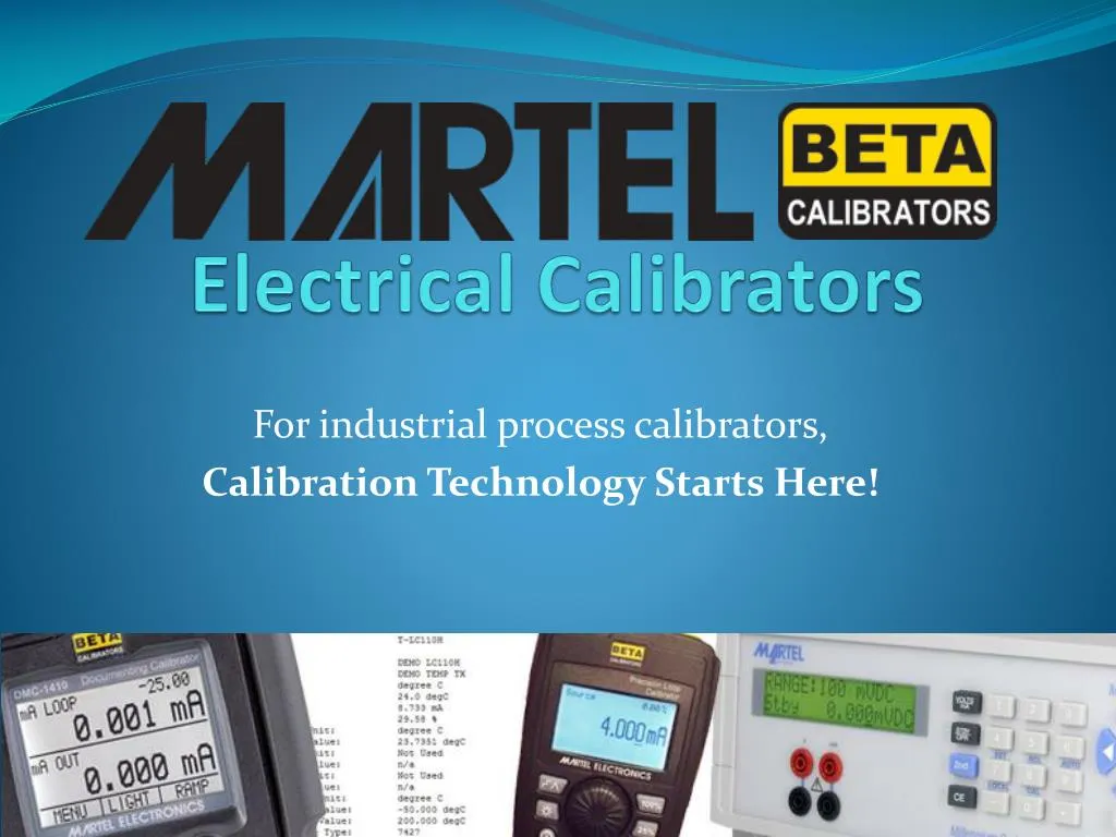 electrical calibrators