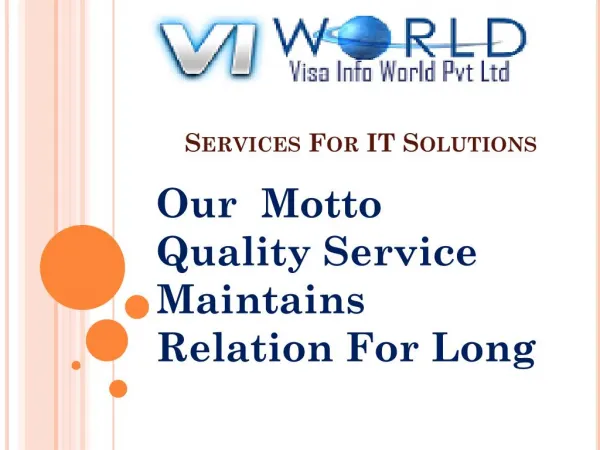 visa info world IT solution india-www.visainfoworld.com