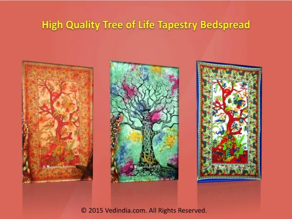 Beautiful Cotton Tree of Life Tapestries Wall Hangings