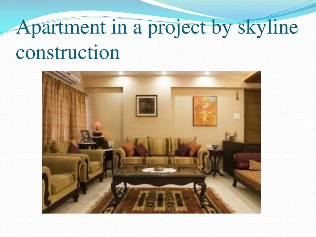 a partment in a project by skyline construction