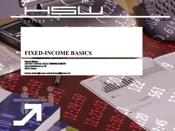 FIXED-INCOME BASICS