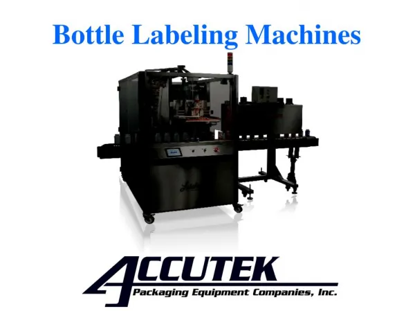 Bottle Labeling Machines