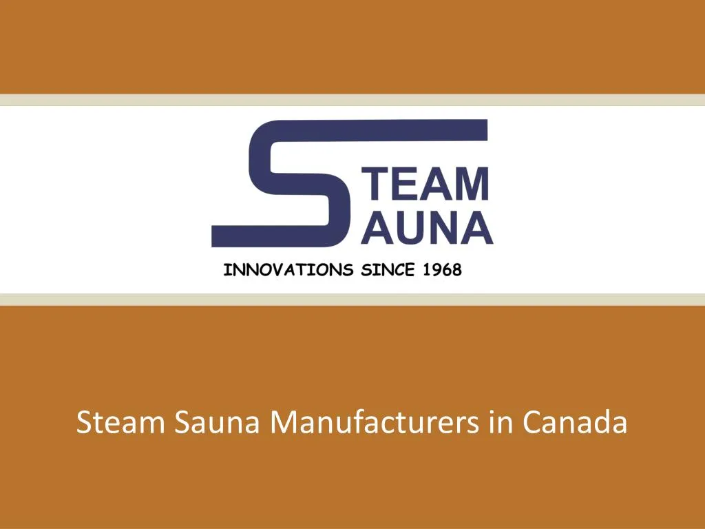 steam sauna manufacturers in canada