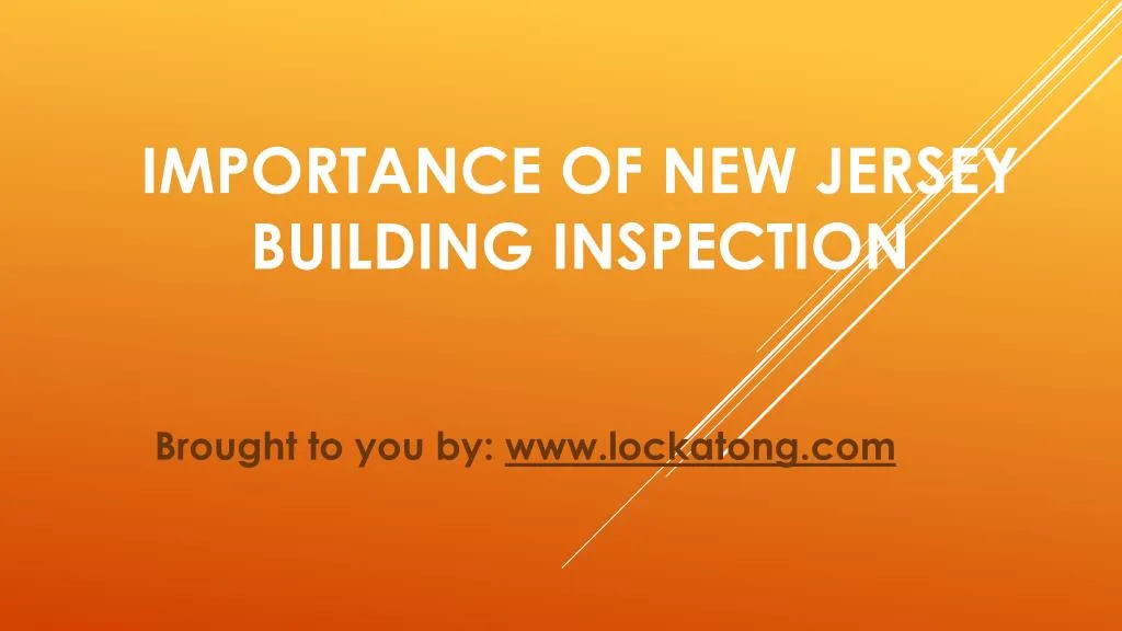 importance of new jersey building inspection