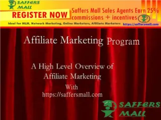 Affiliate Marketing Program - slide 1