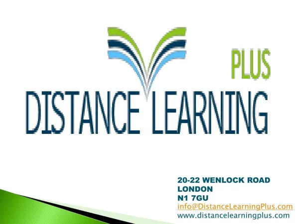 Distance Learning Plus