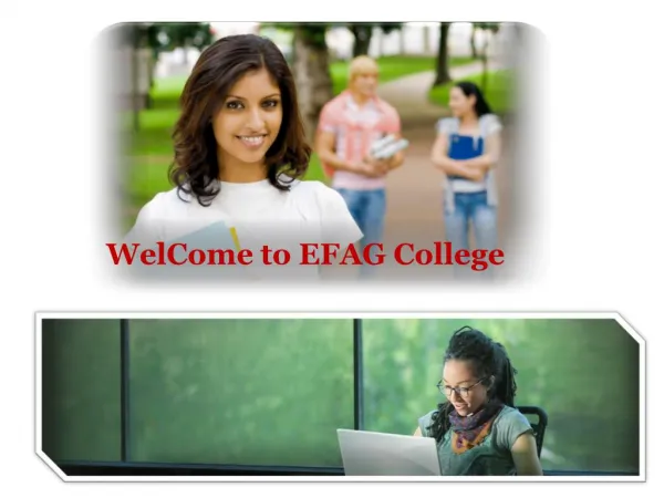 Online Education at EFAG College