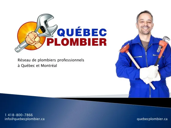 Québec Plombier: soumissions rapides et locales