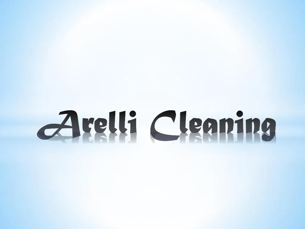 arelli cleaning