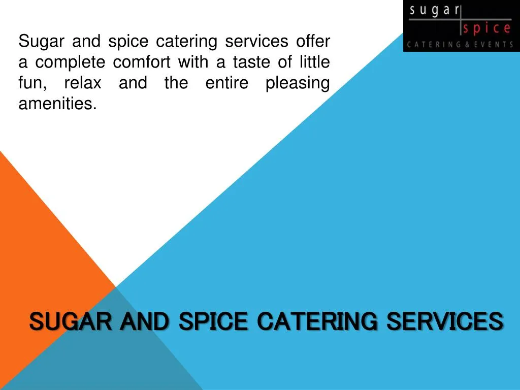 sugar and spice catering services