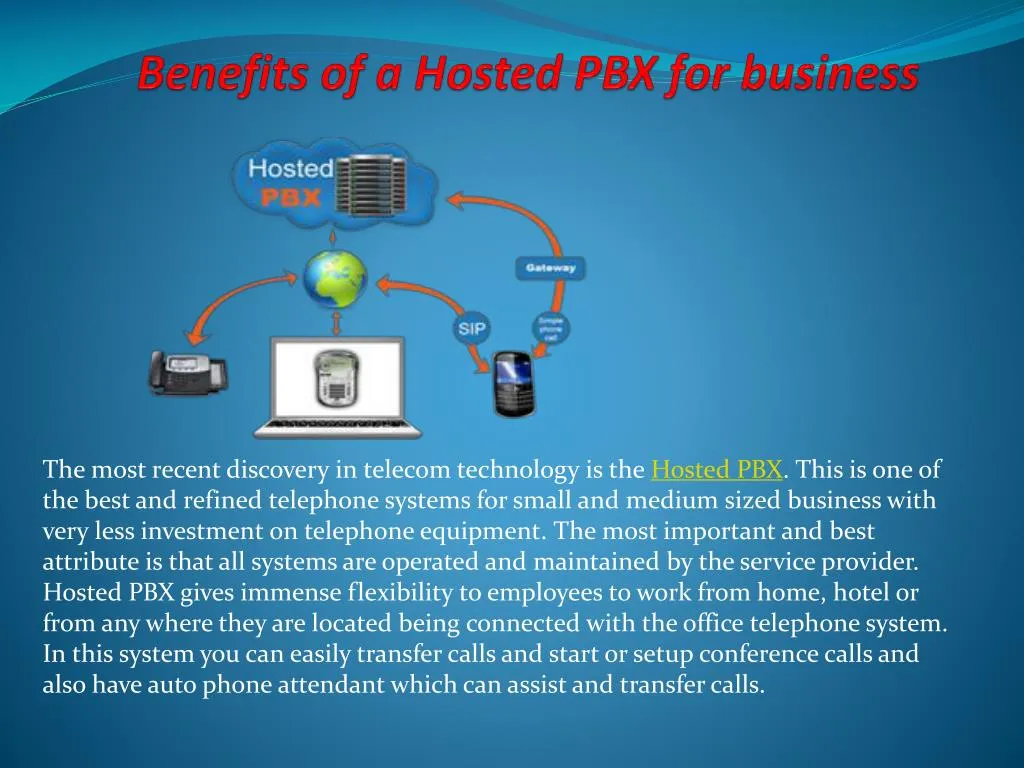 benefits of a hosted pbx for business