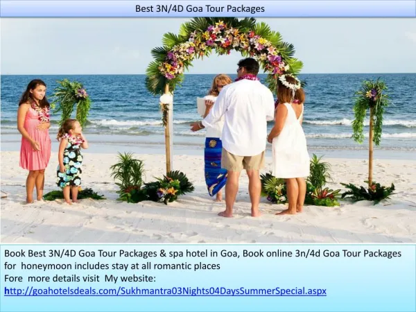 Best 3N and 4D Goa Packages
