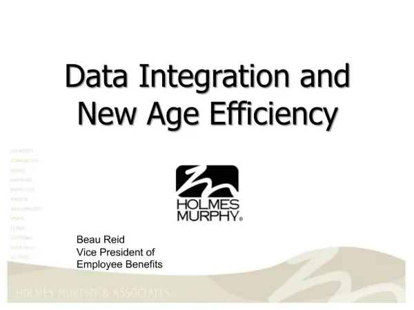 Data Integration and New Age Efficiency