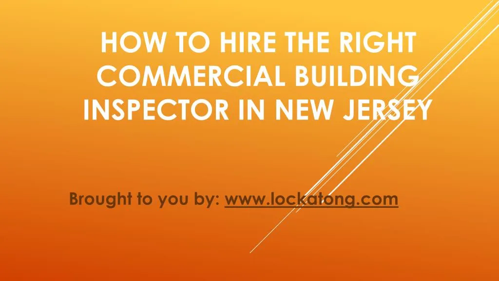 how to hire the right commercial building inspector in new jersey
