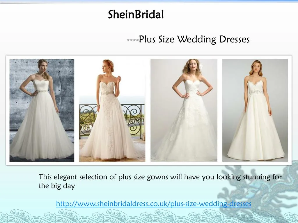 sheinbridal plus size wedding dresses
