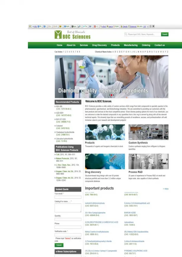 BOC Sciences Updated its Website