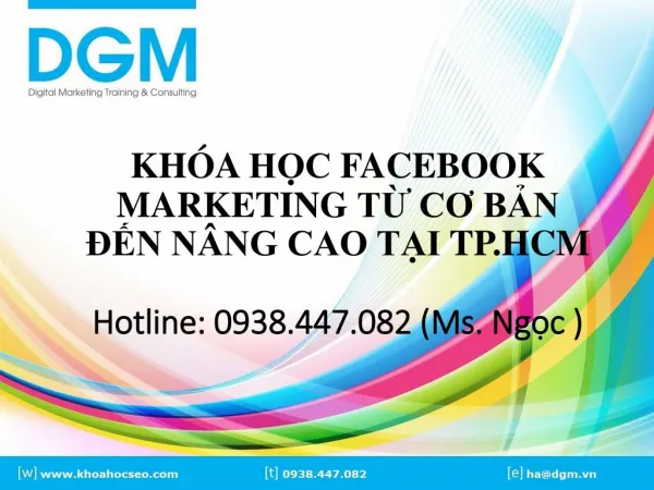 Huong dan ban hang tren facebook tu co ban den nang cao tai hcm