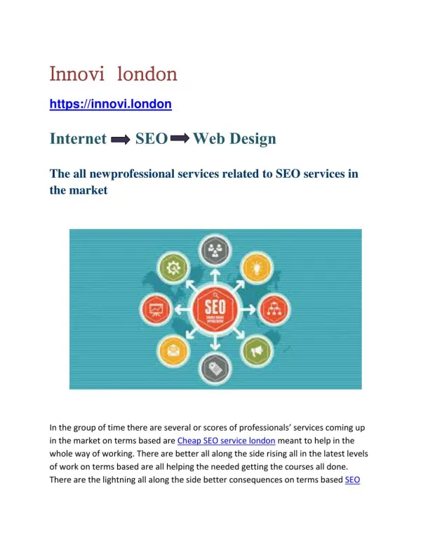 Social media marketing Web design London