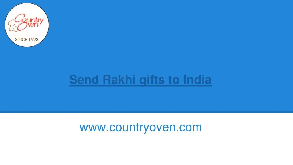 send rakhi gifts to india