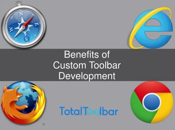 Business Benefits Of Custom Toolbar Development