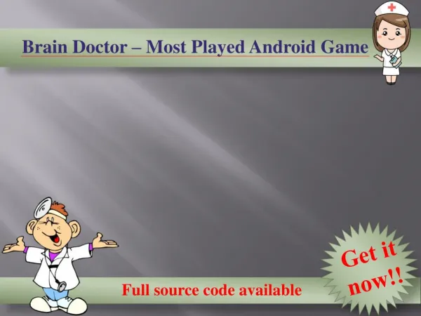 Brain Doctor Android Game Full Source Code