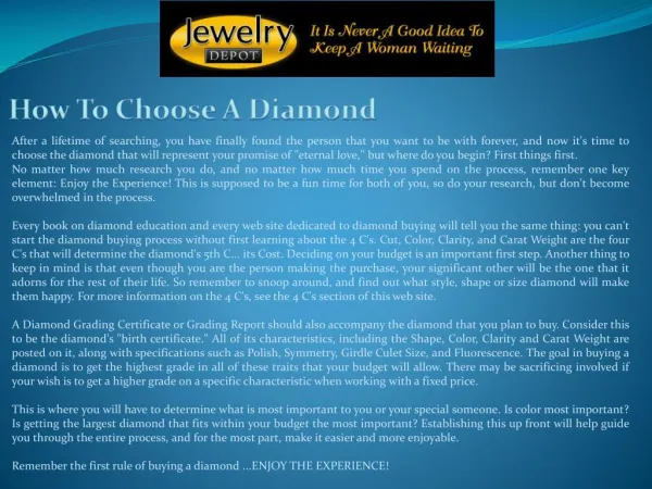 How To Choose A Best Price Diamond | Diamond Jewelry Texas