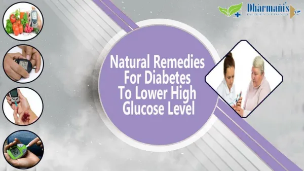 Natural Remedies For Diabetes To Lower High Glucose Level