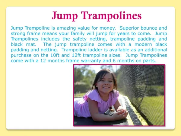 Round Trampolines